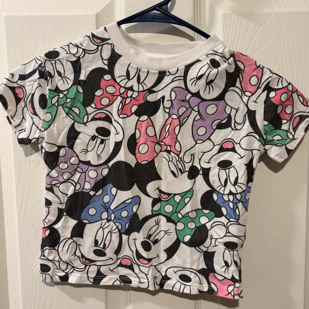 Disney Minnie Mouse Kids T-Shirt - Pink, Purple, Blue, Green